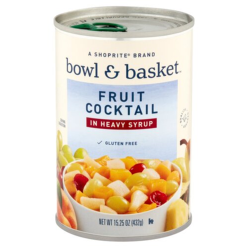 Bowl & Basket Fruit Cocktail in Heavy Syrup, 15.25 oz