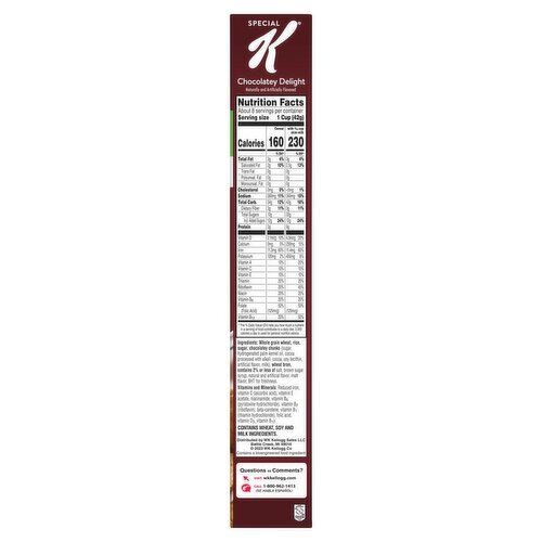 Kellogg's Special K Chocolatey Delight Cereal, 12.1 oz