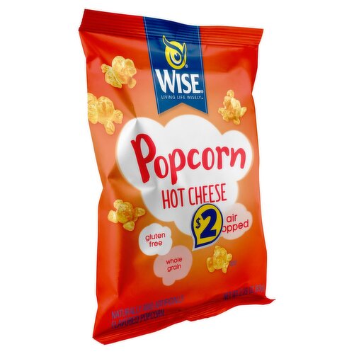 Wise Hot Cheese Popcorn, 2.25 oz