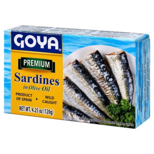 Goya Premium Sardines in Olive Oil, 4.25 oz