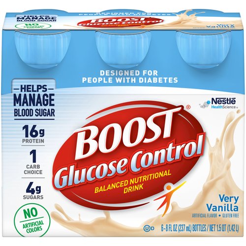 BOOST Glucose Control Drink is a balanced nutritional drink specially formulated for people with diabetes.