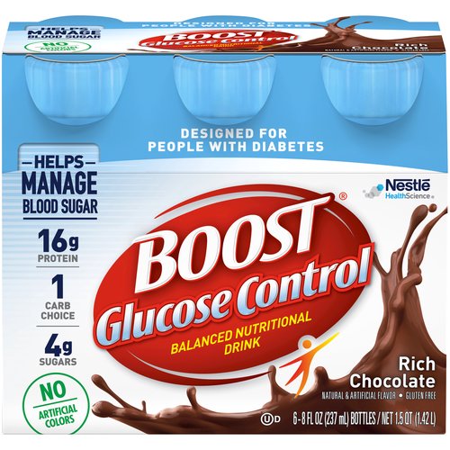 BOOST Glucose Control Drink is a balanced nutritional drink specially formulated for people with diabetes.