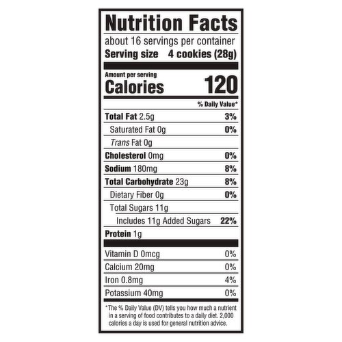 Ginger Snaps Cookies, 16 oz