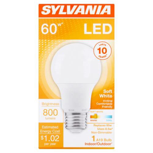 Sylvania Daylight 40 Watts A15 Bulbs, 2 count