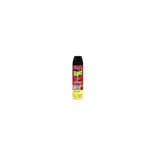 Raid® Ant & Roach Killer 26, Lemon Fresh Scent, 17.5 oz
Raid® Ant & Roach Killer formula kills on contact and keeps killing with residual action for up to 4 weeks* * Protect your family with this easy to use ant & roach spray. It can be applied to surfaces where ants, cockroaches and other bugs are found.

• Raid® Ant & Roach kills a wide variety of insects including Cockroaches, Waterbugs, Palmetto bugs, Ants, Silverfish, Carpet Beetles, Crickets, Earwigs, Household Spiders, Multicolored Asian Lady Beetles, Stinkbugs, Scorpions, Black Widow Spiders
• Kills on contact and keeps killing with residual action for up to 4 weeks* * Roaches and Carpenter ants
• Ant & Roach spray with no lingering chemical odor
• Easy-to-use ant & roach killer that can be applied to surfaces where bugs infest
• Retreat with ant & roach killer every 4 weeks as necessary to maintain control of indoor surfaces
• Protecting families from bugs for over 60 years