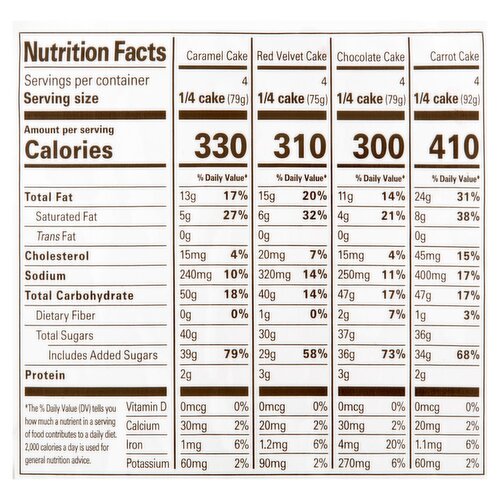 Variety Cake, 46 oz