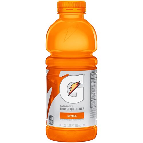 Gatorade Orange Thirst Quencher, 20 fl oz
With a legacy over 40 years in the making, it's the most scientifically researched and game-tested way to replace electrolytes lost in sweat. Gatorade Thirst Quencher replenishes better than water, which is why it's trusted by some of the world's best athletes.