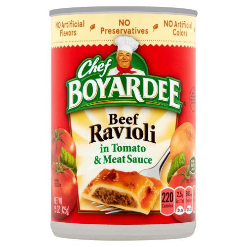Chef Boyardee Beef Ravioli in Tomato & Meat Sauce, 15 oz