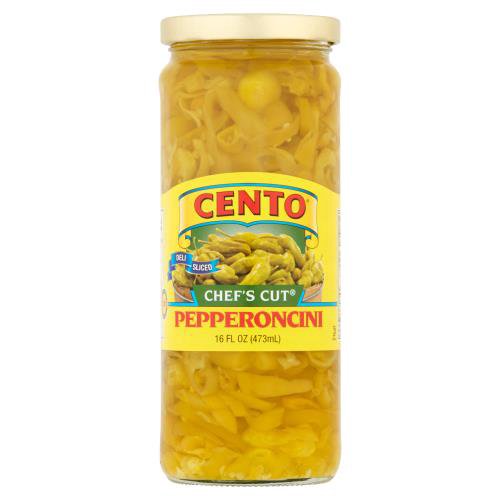 CENTO CHEF'S CUT Deli Sliced Pepperoncini, 16 fl oz