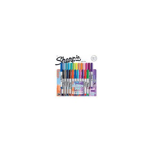 Sharpie Black 0.8mm Pen Stylo, 2 count