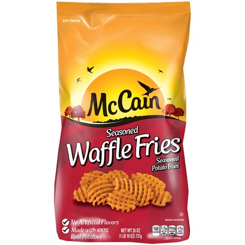 McCain Seasoned Potato Waffle Fries, 26 oz