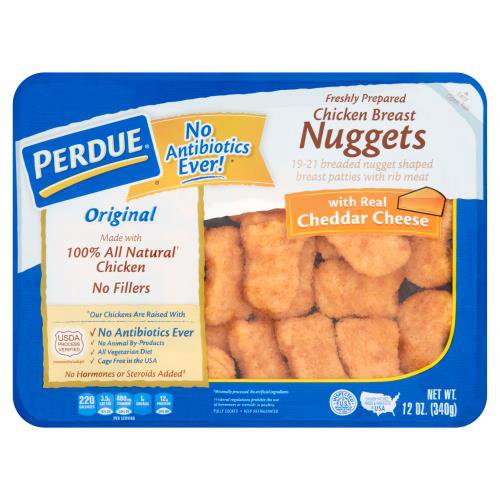 perdue chicken nuggets with cheese nutrition facts