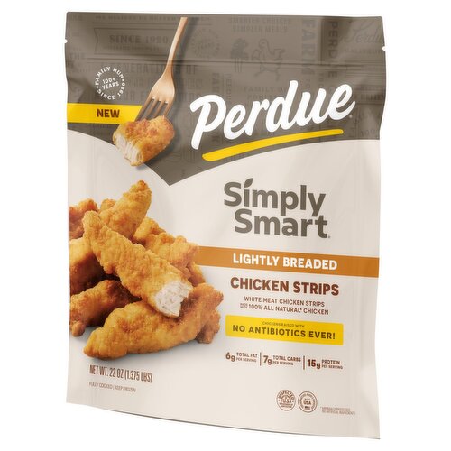 Perdue Simply Smart Lightly Breaded Chicken Strips, 22 oz