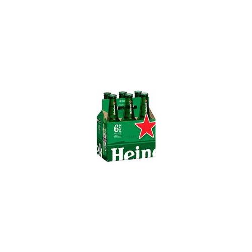 Heineken Lager Beer - 6 Pack Bottles, 72 fl oz