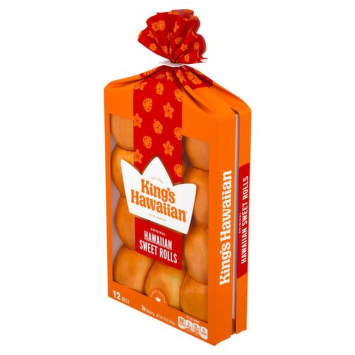 King's Hawaiian Original Hawaiian Sweet Rolls, 12 count, 12 oz Image 7 of 8