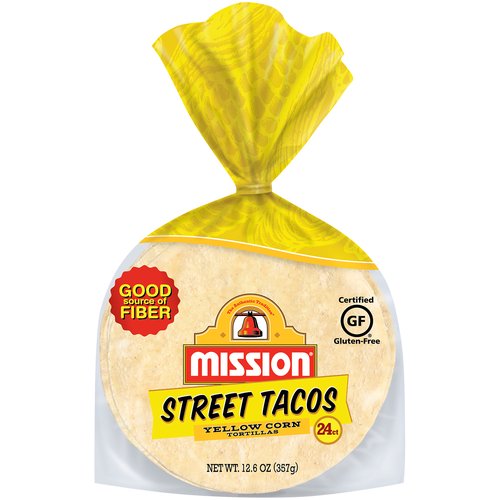 Mission Street Tacos Yellow Corn Tortillas, 12.6 oz