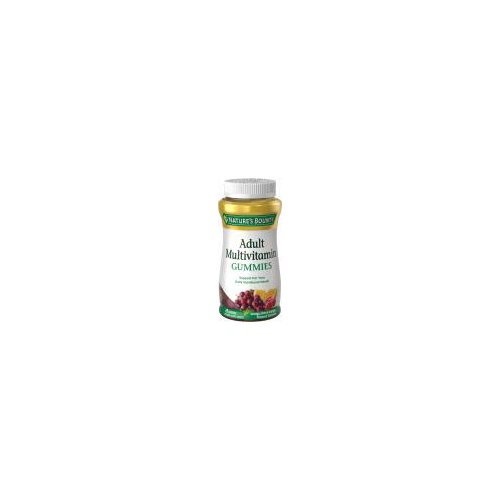 A delicious way to get the nutrients your body needs. Each serving of Nature's Bounty Adult Multivitamin Gummies provide 100% Daily Value or more of 5 key B Vitamins, and Vitamin D to keep you going strong while supporting your immune system and promoting bone health.* *This statement has not been evaluated by the Food and Drug Administration. This product is not intended to diagnose, treat, cure or prevent any disease.