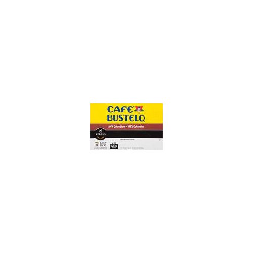Café Bustelo Colombia Blend Coffee K-Cup Pods, 0.31 oz, 12 countn¡Hola! Experience a medium roast coffee like no other— directly sourced from the farms of Colombia. With an irresistible aroma and vibrant flavor, this blend has been specially roasted to ensure a flavorful, smooth coffee that stands out with or without cream and sugar.nAlways Pure and Flavorful, Like No Other.