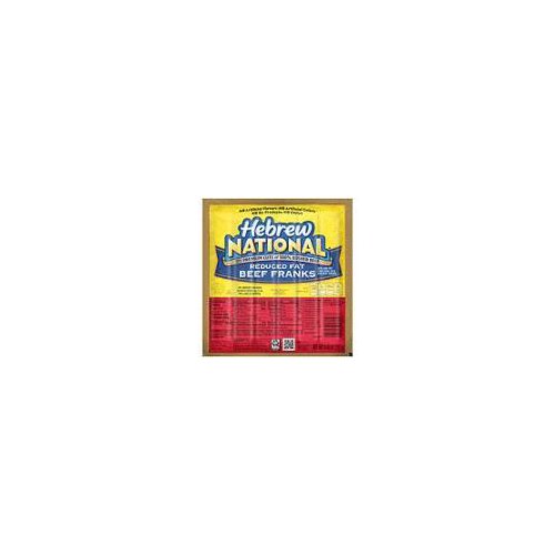 Hebrew National Reduced Fat Beef Franks, 6 count, 9.43 oz