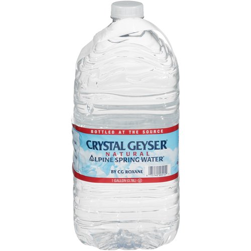Crystal Geyser Natural Alpine Spring Water, 1 gal