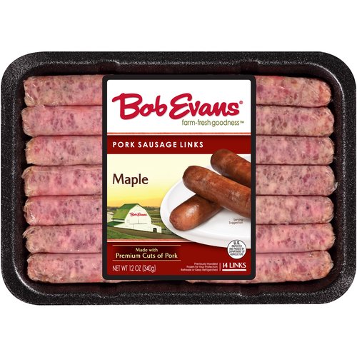 Bob Evans Maple Pork Sausage Links, 14 count, 12 oz