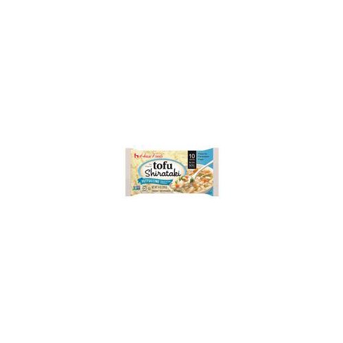 Fresh pasta shaped noodle substitute, gluten free, vegan, cholesterol free, sugar free, refrigerated. Healthy & nutritious. Low calorie. 3g of Carbs per serving.