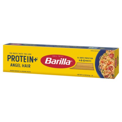 Barilla Protein+ Angel Hair Grain & Legume Pasta, 14.5 oz