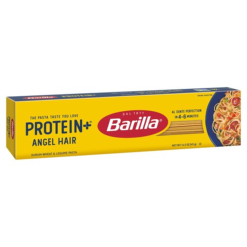 Barilla Protein+ Angel Hair Grain & Legume Pasta, 14.5 oz
