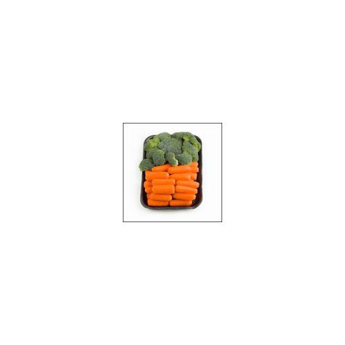 Tray Pack - Pre Cut Broccoli & Carrots, 1 pound