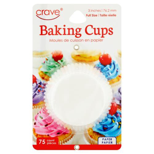 Jumbo Baking Cups, 24Count Packages Unbleached Totally Chlorine-free