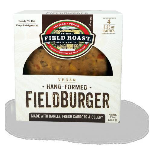 FIELD ROAST Chef's Signature Plant-Based Burgers Patties, 4 count, 13 oz
Delivering deep, savory flavor, the Field Roast Chef's Signature Plant-Based Burger is not your ordinary veggie burger. These plant-based patties are handcrafted with garlic, fresh carrots, and onions, then seasoned to perfection for a delicious, high-protein vegan alternative that any burger connoisseur will enjoy. Cook up the vegan burgers on the grill or stovetop, in the oven, or even in the microwave, and then load them up with fixings or crumble them into chili and pasta dishes as a tasty plant-based protein. Pair with our Chao Vegan Creamery plant-based cheese slices for a deliciously creamy burger indulgence. Since 1997, the Field Roast brand has crafted plant-based meats and cheeses from grains, fresh-cut vegetables, herbs, and spices, honoring our culinary roots to create authentic sensory experiences people crave.