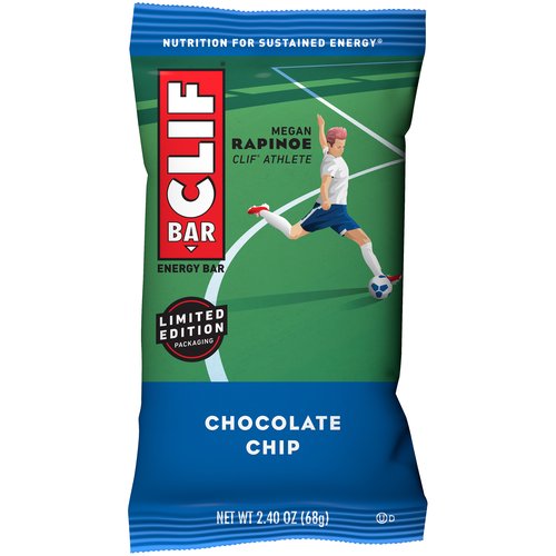 CLIF BAR Chocolate Chip Energy Bar, 2.40 oz
Nutrition for Sustained Energy®