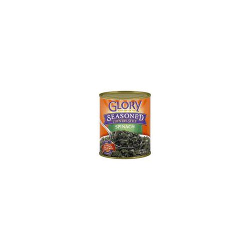 Glory Foods Seasoned Southern Style Spinach, 27 oz