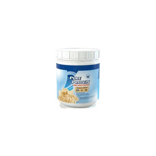 Pure Protein 100% Whey Protein Powder, Vanilla Creme, 16 oz