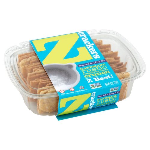Z Crackers Sea Salt & Olive Oil Crackers, 8 oz - Fairway