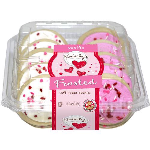 Kimberly's Bakeshoppe Soft Sugar Cookies, Vanilla Frosted, 13.5 oz