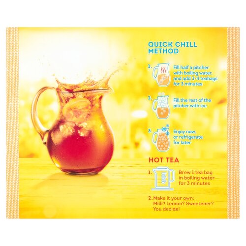 Lipton Organic Black Tea Bags in Envelopes, 72 count, 5.7 oz - The