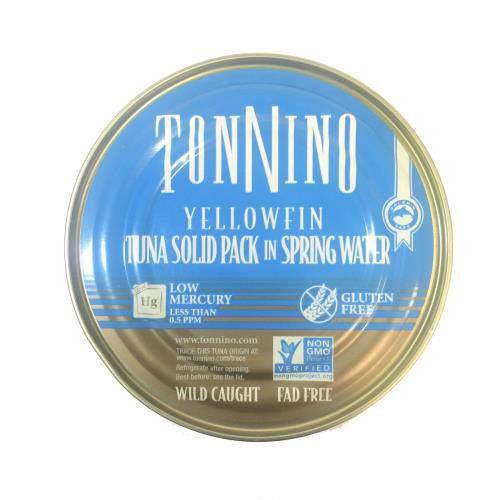 Tonnino Solid Pack Tuna in Spring Water, 4.94 oz