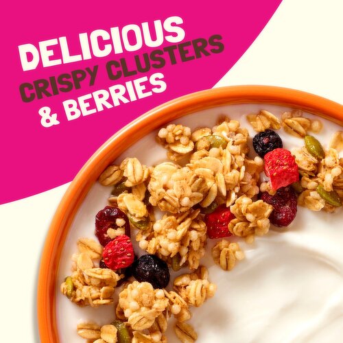 Bear Naked Triple Berry Crunch Granola, 5g Protein, Fiber, 12  oz Bag Image 4 of 11