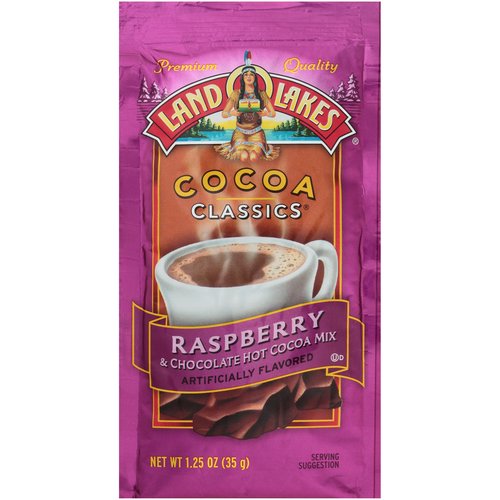 Land O Lakes Cocoa Classics Raspberry & Chocolate Cocoa Mix, 1.25 oz
A Cup of Instant Coziness.™