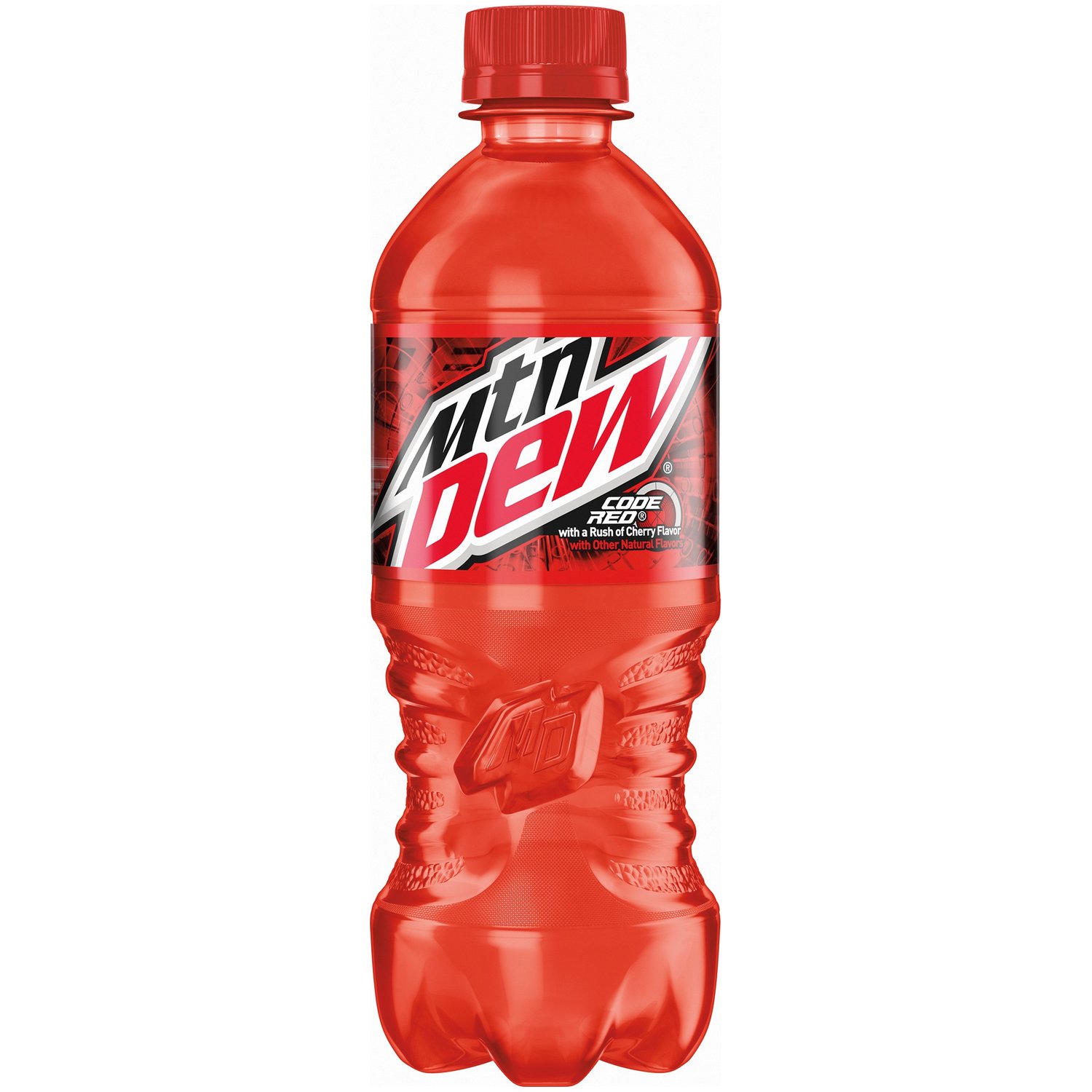 Mtn Dew Code Red Soda Dew With A Rush Of Cherry 16.9 Fl Oz, 6 Count Bottles, Multi-Pack Bottled Soda