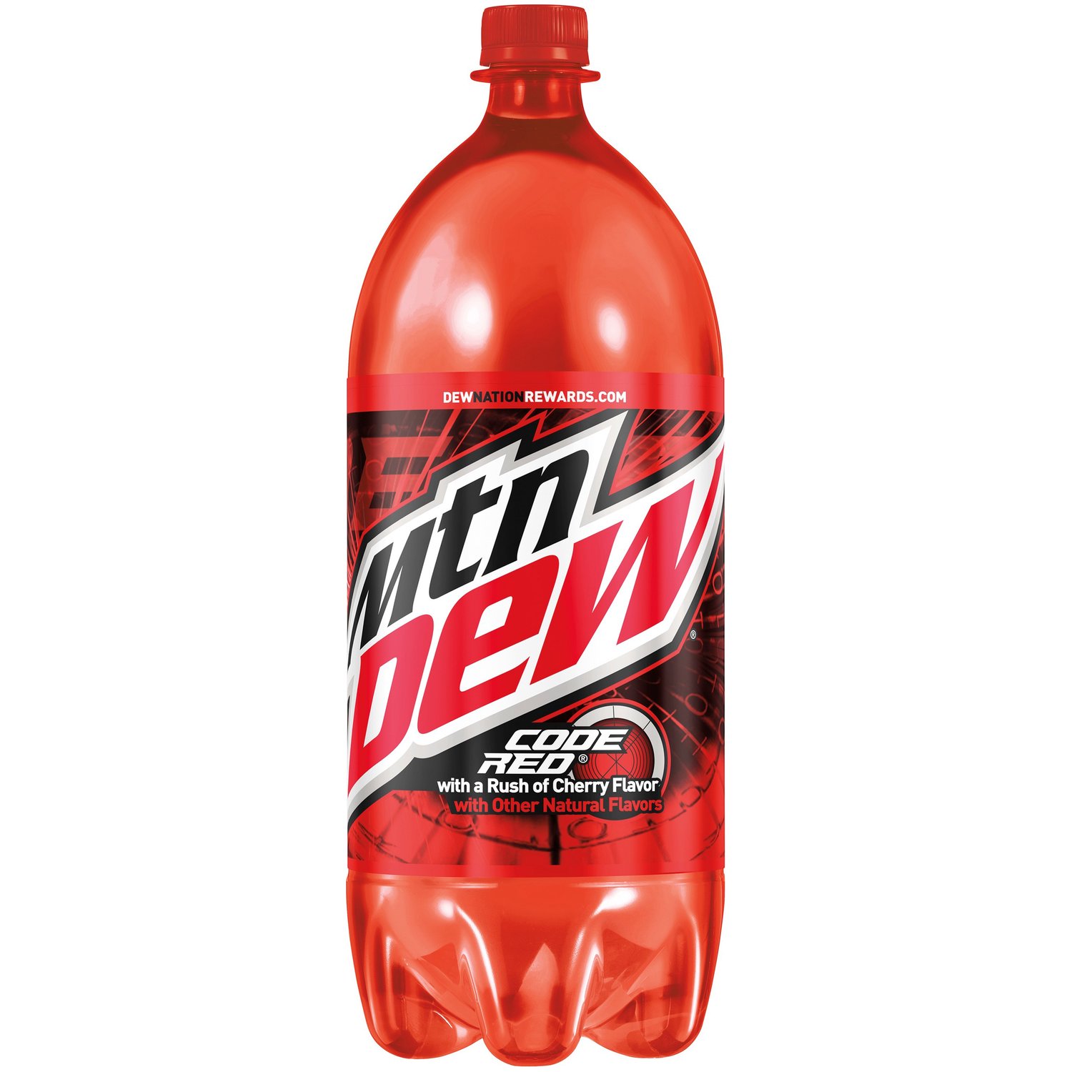 Mountain Dew Code Red Code Red Cherry Flavor 2 Liter Bottle