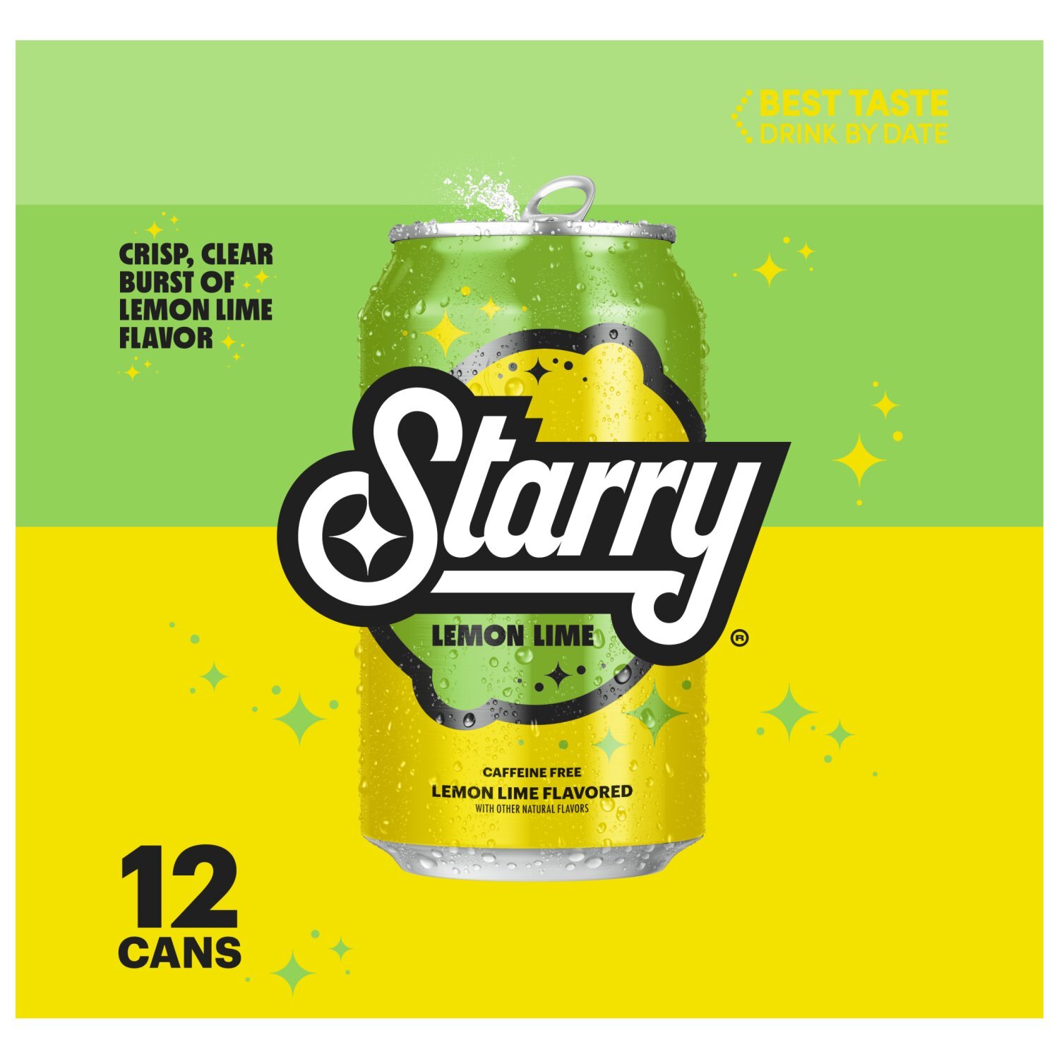 Starry Soda Lemon Lime 12 Fl Oz, 12 Count Image 6 of 8