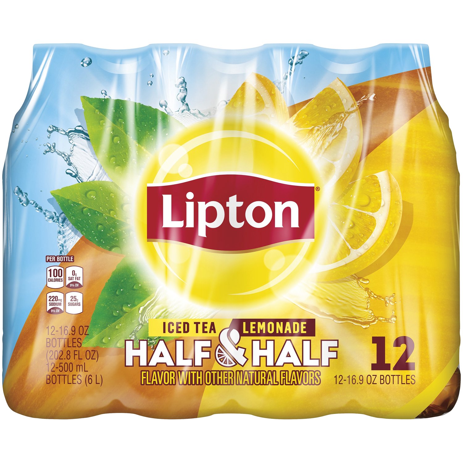 Lipton Lemon Iced Tea 16.9 oz Bottles