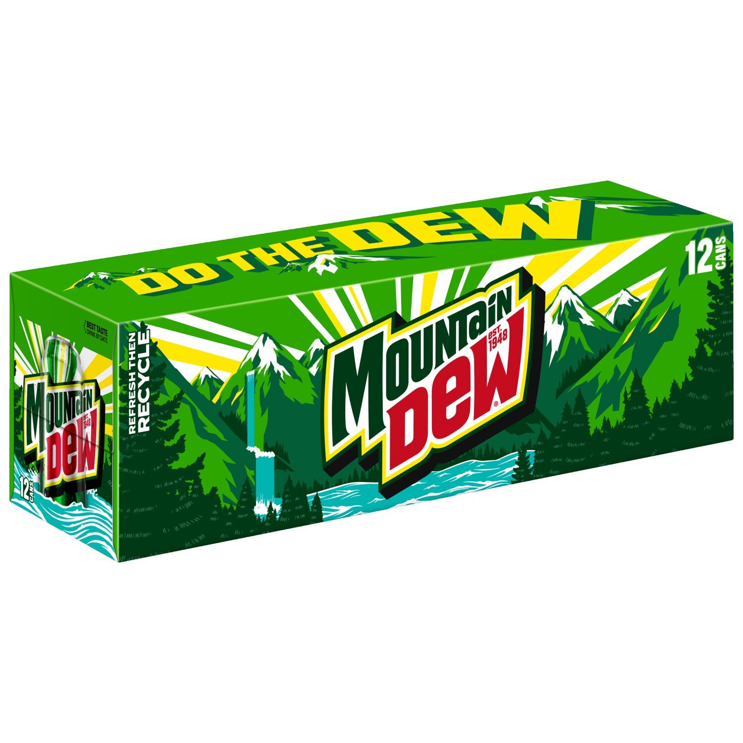 Mountain Dew Soda Citrus 12 Fl Oz, 12 Count Image 4 of 5