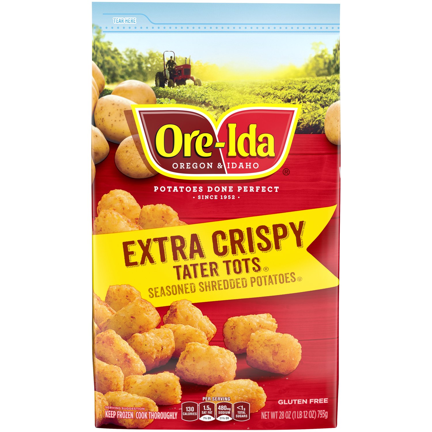 Ore-Ida Extra Crispy Fast Food Fries, 26 oz Bag, Potatoes