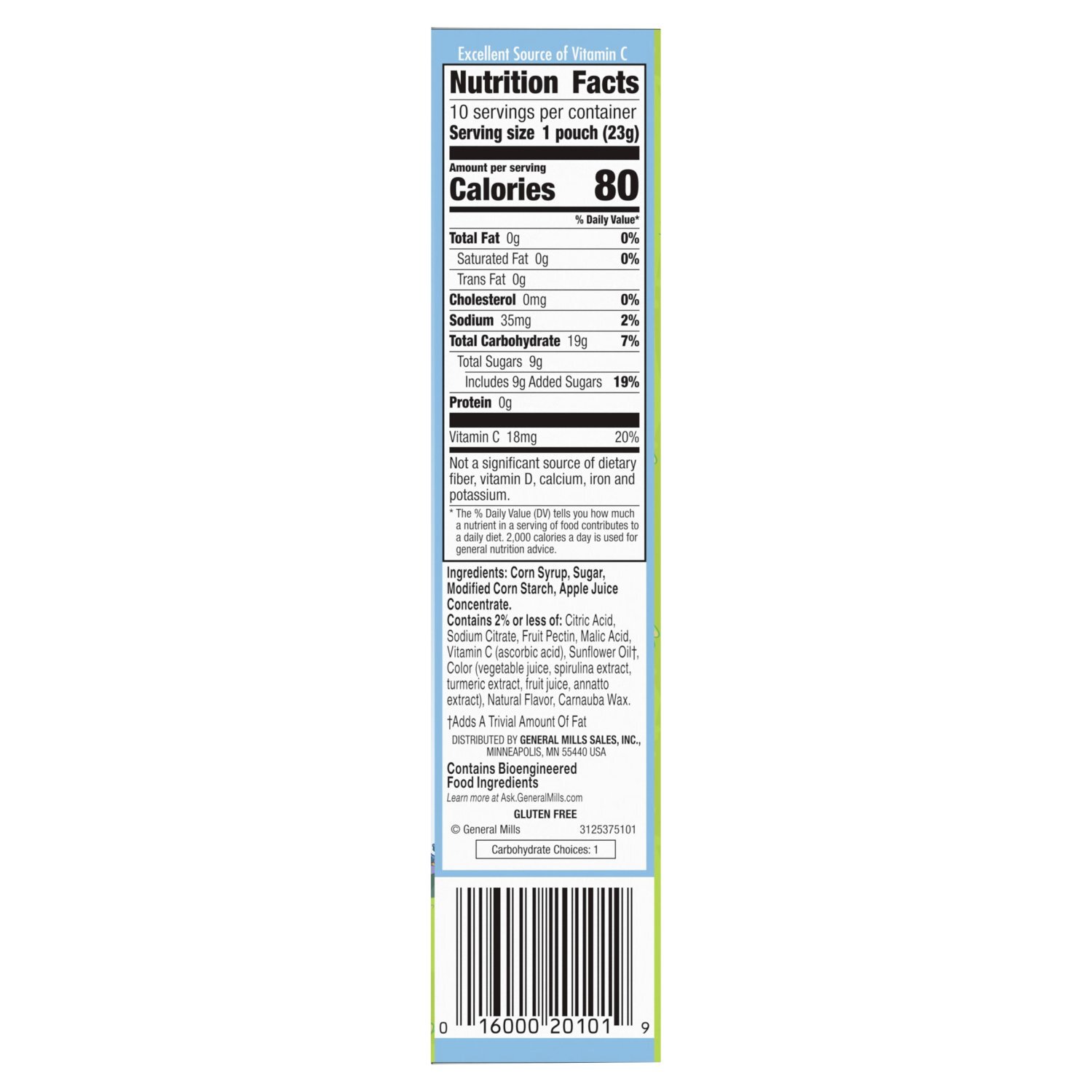 Betty Crocker Assorted Fruit Flavors Fruit Flavored Snacks, 0.8 oz, 10 count Image 8 of 10