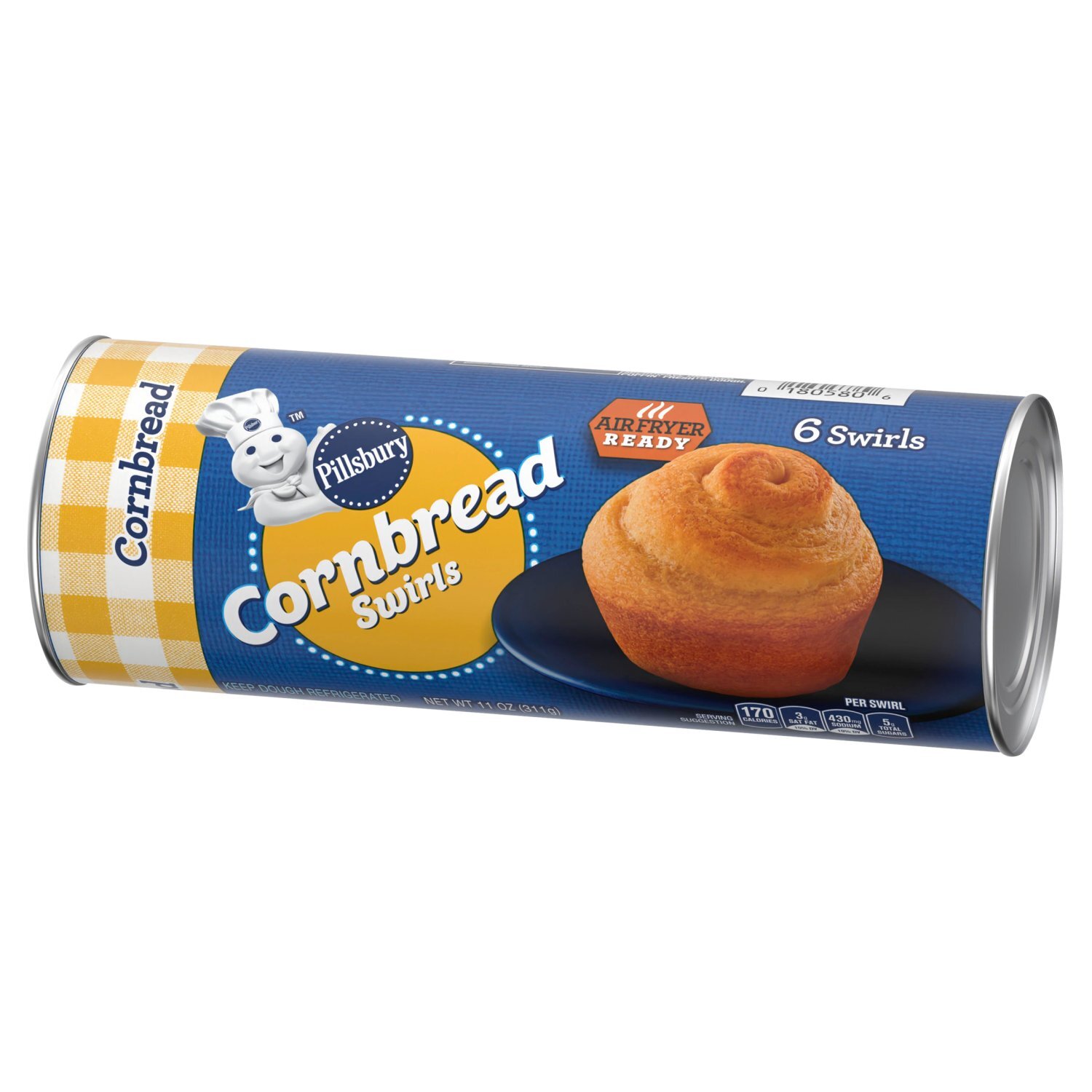 Pillsbury Cornbread Swirls, 6 Count, 11 oz Image 5 of 5