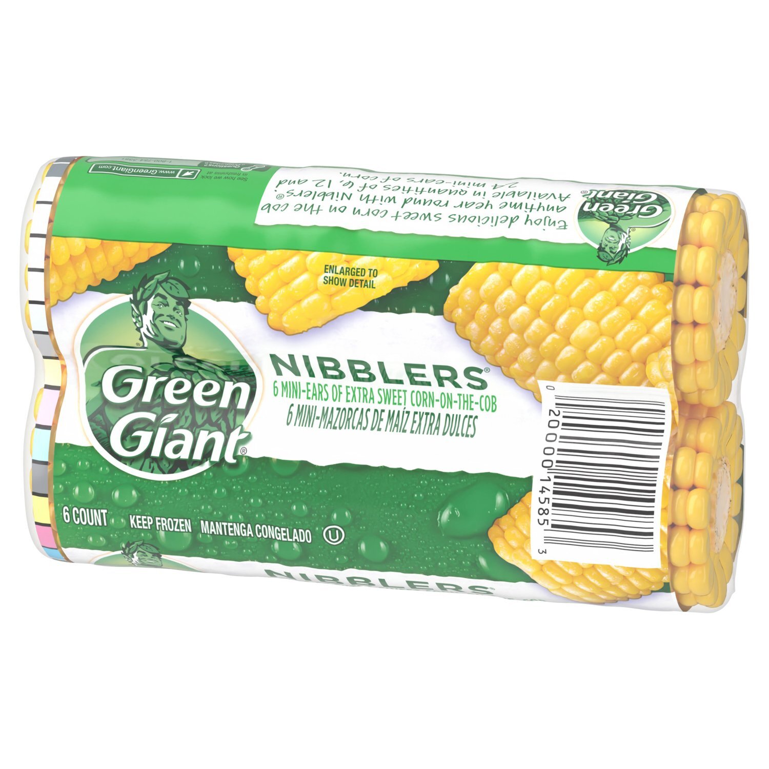Green Giant Nibblers Mini-Ears of Extra Sweet Corn-on-the-Cob, 6 count Image 7 of 8