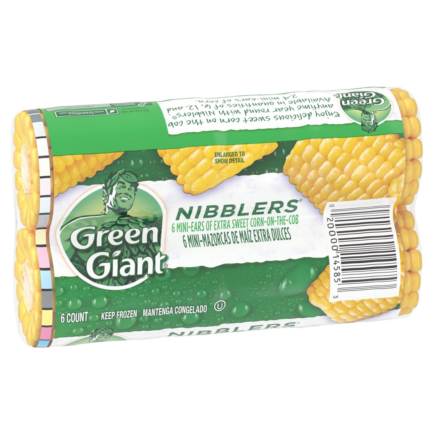 Green Giant Nibblers Mini-Ears of Extra Sweet Corn-on-the-Cob, 6 count Image 8 of 8